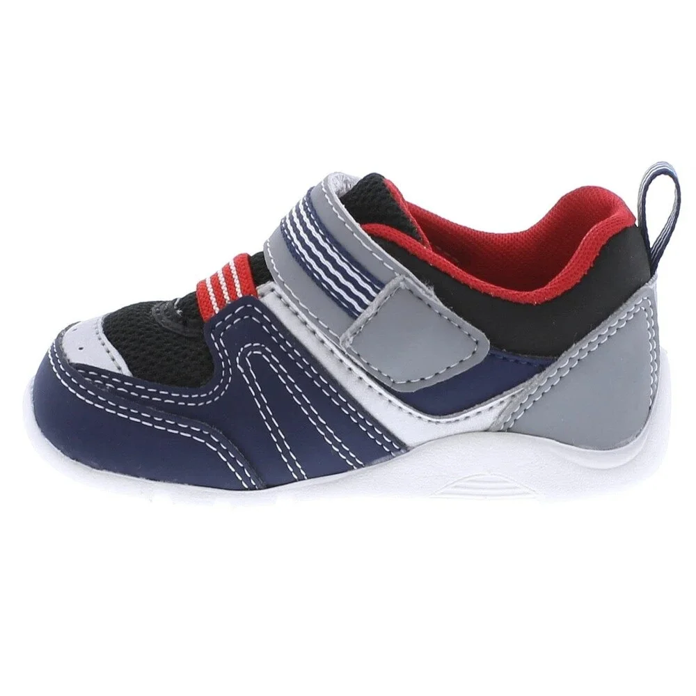 Tsukihoshi Neko Sneakers Toddler US 4 Navy Red Round Toe Casual Shoes ZAP2478